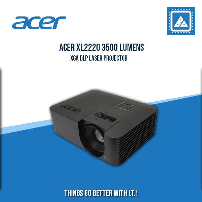 ACER XL2220 3500 LUMENS XGA DLP LASER PROJECTOR ACER XL2220 3500 LUMENS XGA DLP LASER PROJECTOR